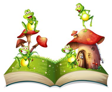 Kitap toads ve mantarı