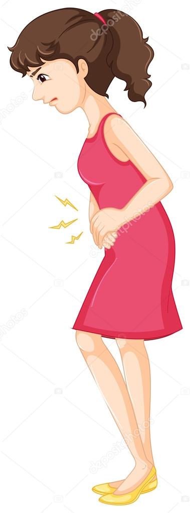 Woman having period pain Stock Vector Image by ©interactimages #114323474 Woman having period pain Stock Vector Image by ©interactimages #114323474