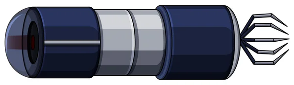 Robot vorm zoals buis — Stockvector