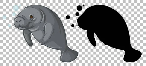 Manatee Silhouette Vectorストックベクター ロイヤリティフリーmanatee Silhouette Vectorイラスト Depositphotos