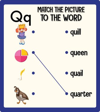 Resimleri çocuk çizimleri için çalışma kağıdıyla karşılaştır