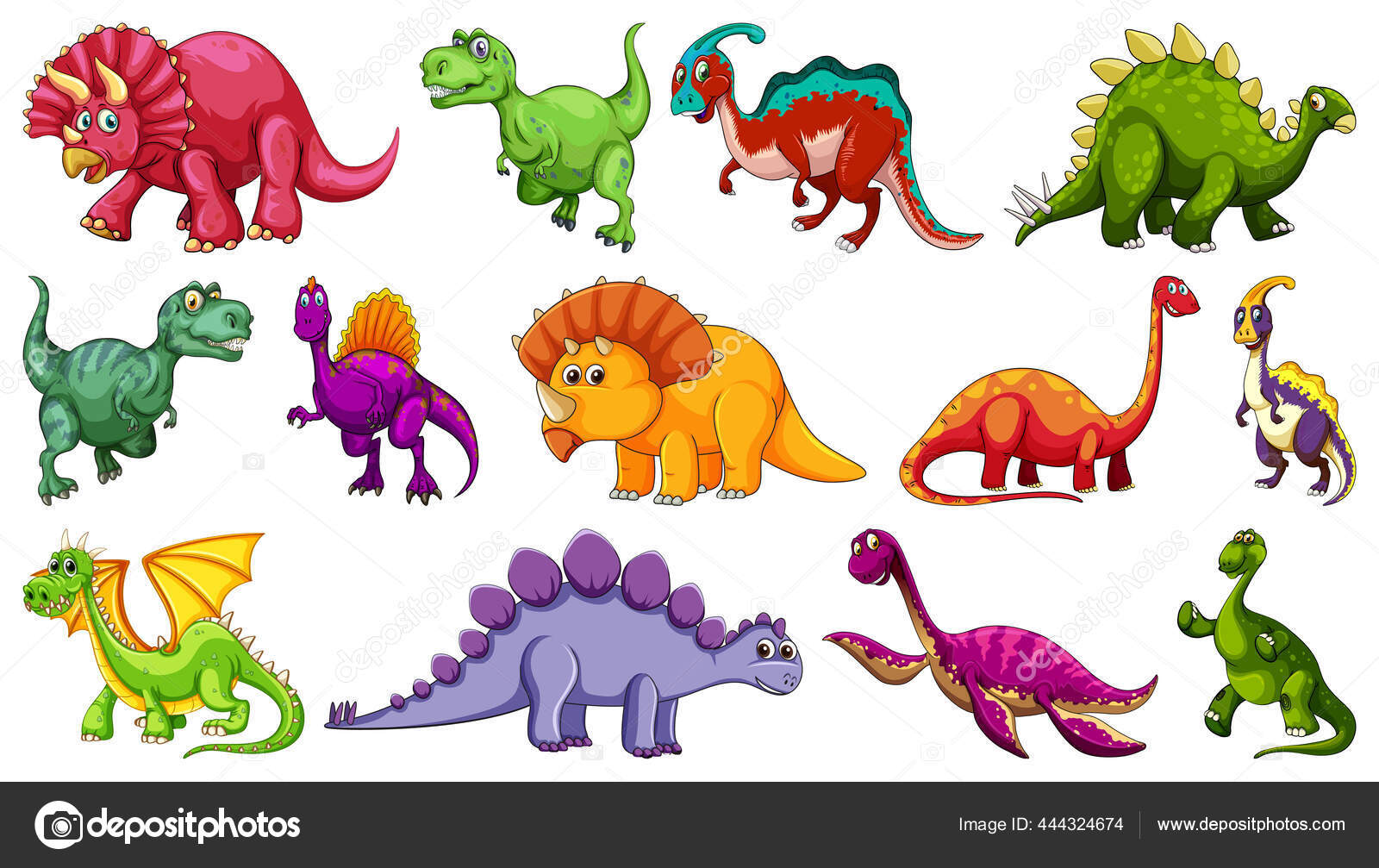 Stegosaurus Stok Vektor