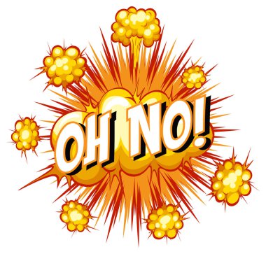 Metin gösterimi olmayan komik konuşma balonu