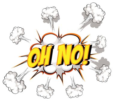 Metin gösterimi olmayan komik konuşma balonu