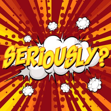 Patlama illüstrasyonu üzerine komik konuşma balonu oluşturma