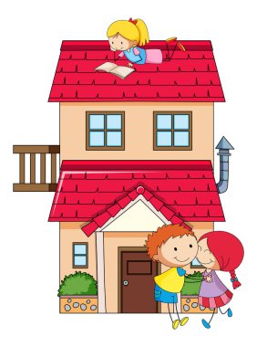 Birçok çocuk evde farklı aktiviteler yapıyor.