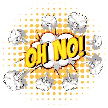 Metin gösterimi olmayan komik konuşma balonu