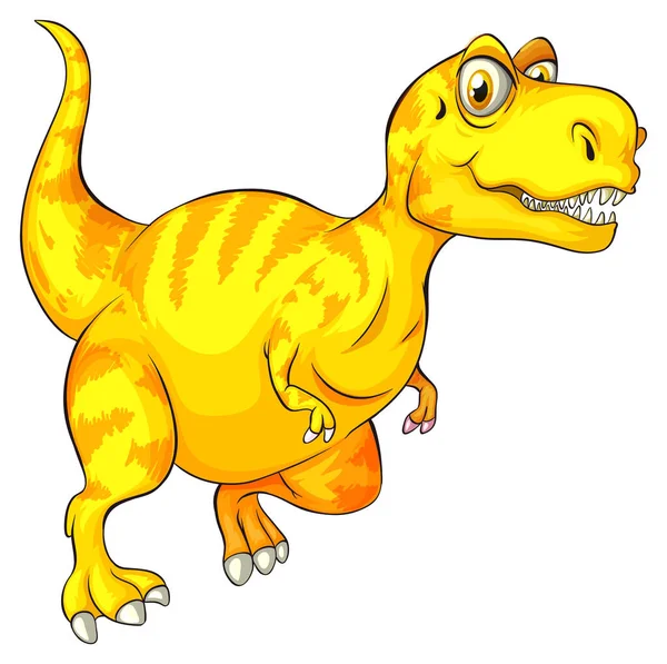 Raptorex Dinosaur Cartoon Character Illustration — Stock Vector
