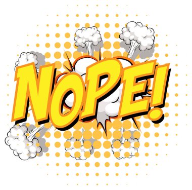 Metin gösterimi olmayan komik konuşma balonu