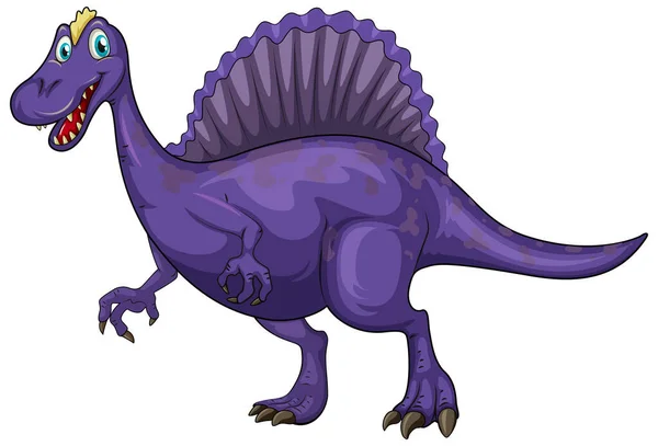 Dinossauro Spinosaurus Desenho Animado Personagem Ilustração —  Vetores de Stock