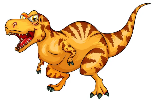 Raptorex Dinosaurie Tecknad Karaktär Illustration — Stock vektor