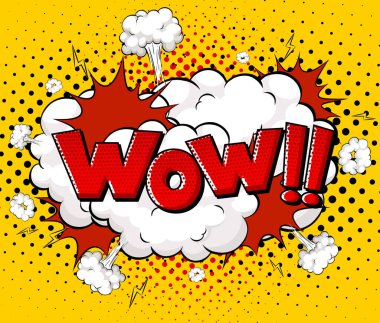 Bomba patlaması arkaplan illüstrasyonuna vay canına.