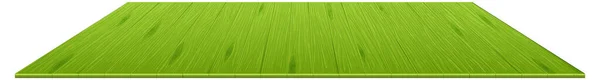 Grüne Holzbodenfliesen Isoliert Auf Weißem Hintergrund Illustration — Stockvektor