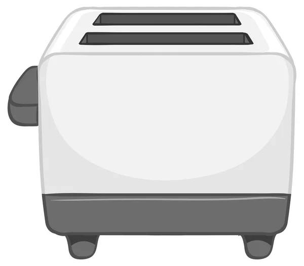 用白色背景图隔开的烤面包机 — 图库矢量图片