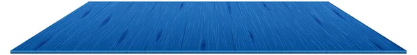 白い背景のイラストに隔離された青い木製の床のタイル — ストックベクタ
