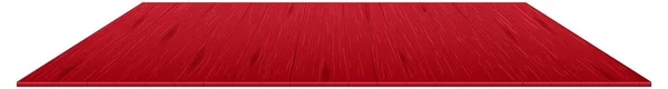 Rote Holzbodenfliesen Isoliert Auf Weißem Hintergrund Illustration — Stockvektor