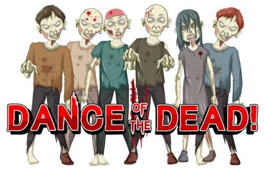 Ürkütücü zombi resimleriyle ölülerin dansı