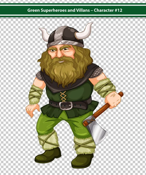 Viking Warrior — Stock Vector