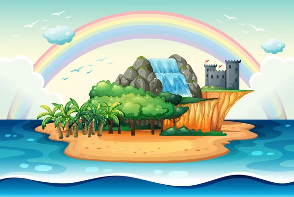 Island — Stock Vector