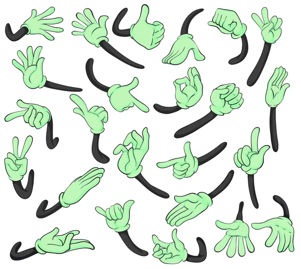 Signály rukou — Stockový vektor