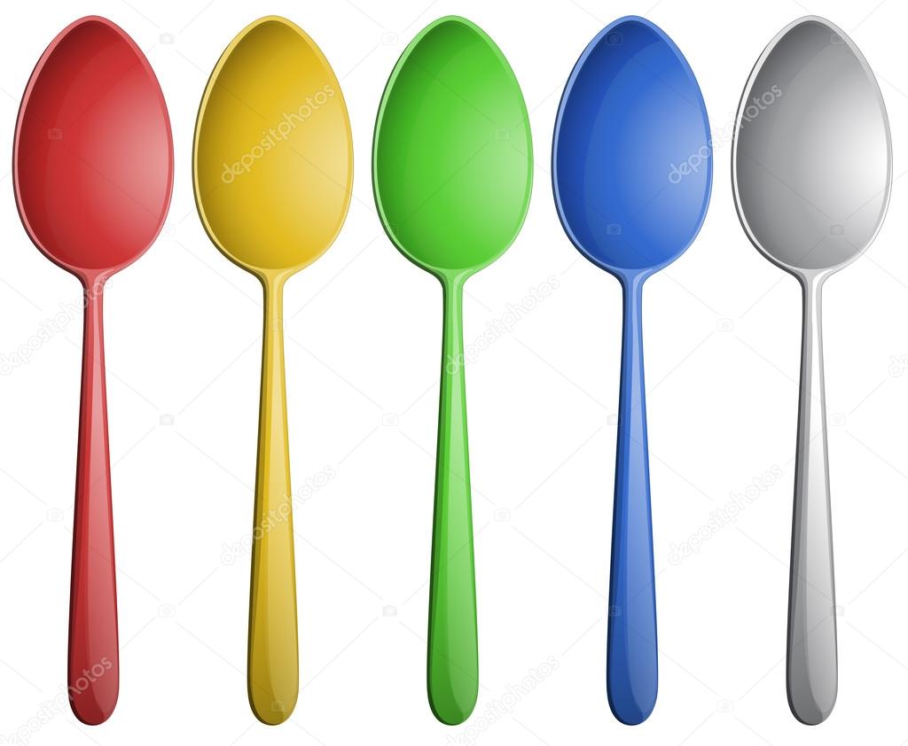 Color spoons
