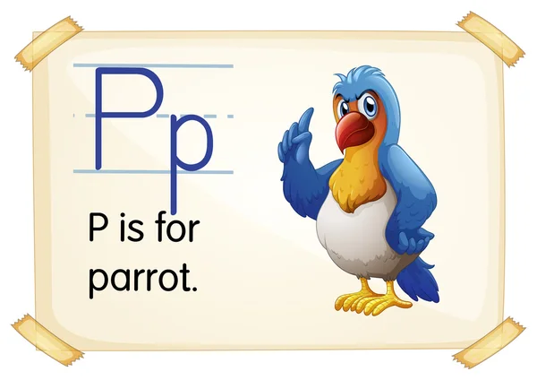 Letter P — Stockvector