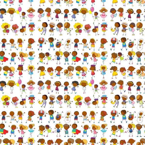 Seamless children Vector Graphics