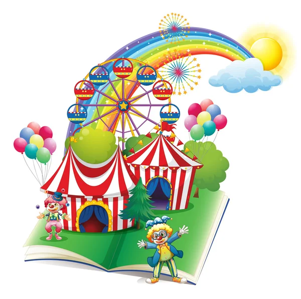 A storybook about the carnival — Stock Vector