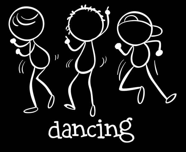 Dancing — Stock Vector