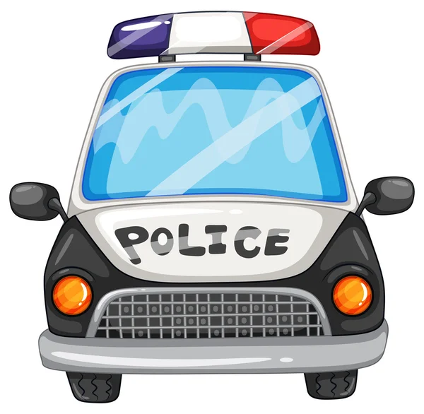 Coche de policía — Vector de stock