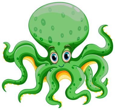 Ahtapot illüstrasyon