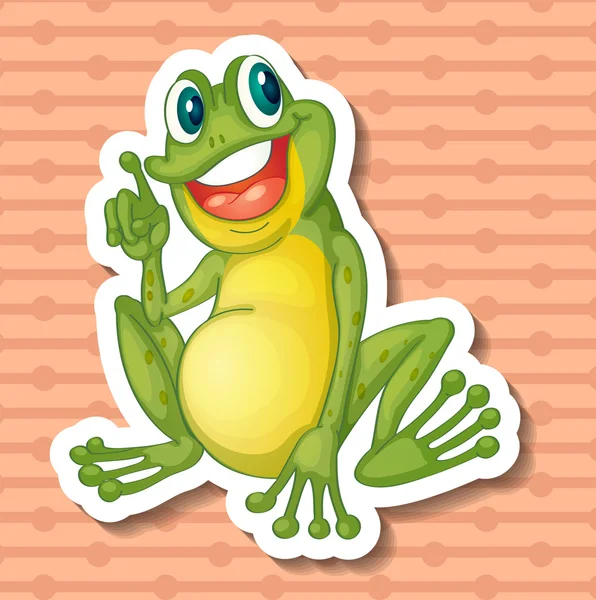 Illustration grenouille — Image vectorielle