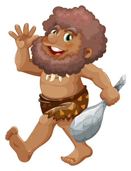 Illustration de Caveman — Image vectorielle