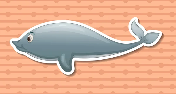 Ilustración de delfines — Vector de stock