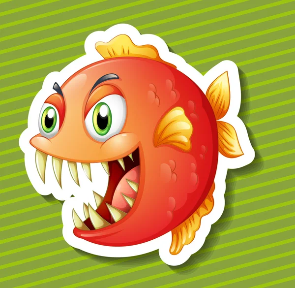 Fish Illustration — Stock Vector