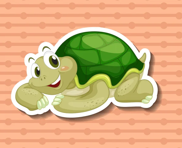 Turtle Illustration — Stock Vector