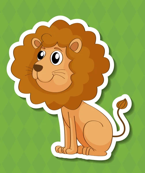 Lion Illustration — Stock Vector