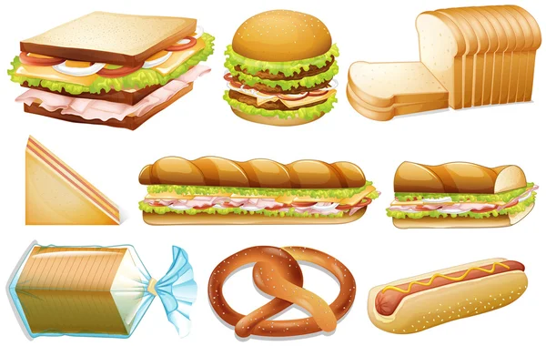 Set de pain — Image vectorielle
