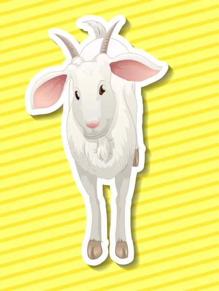 Ilustración de cabra — Vector de stock