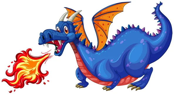 Illustration dragon — Image vectorielle