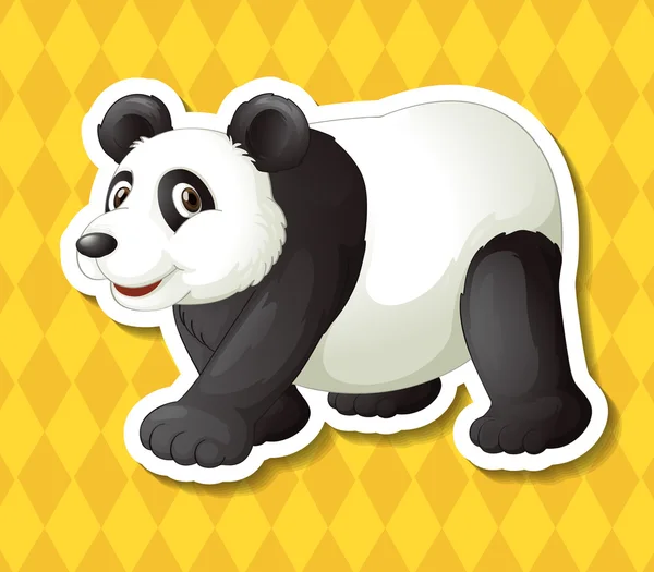 Panda çizimi — Stok Vektör