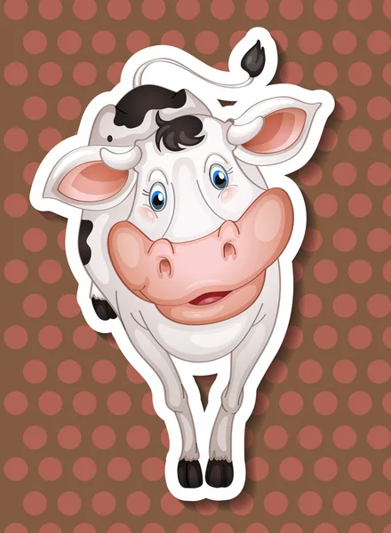 Une vache — Image vectorielle