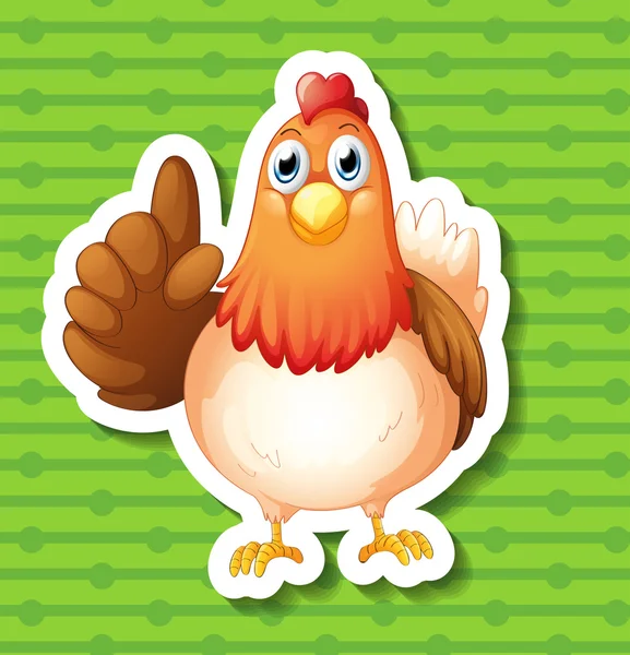 Pollo — Vector de stock