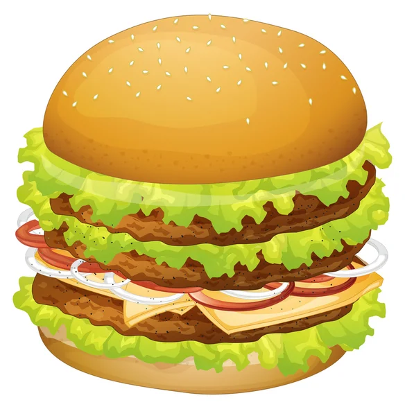 Hamburger — Wektor stockowy