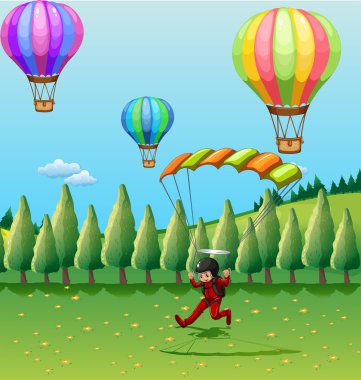 Balonlar ve paraşüt