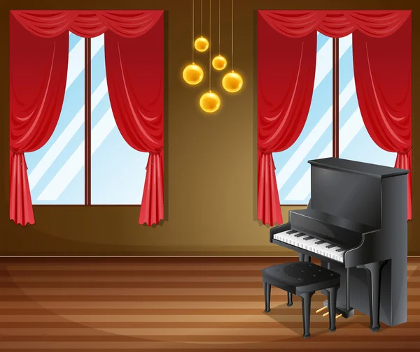 Piano. — Vector de stock