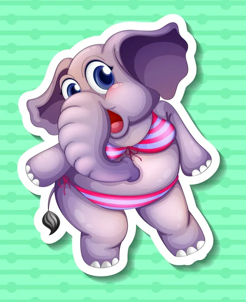 Elefante — Vector de stock