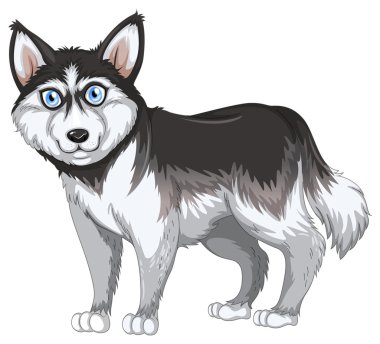 Illustration of a Dog clipart