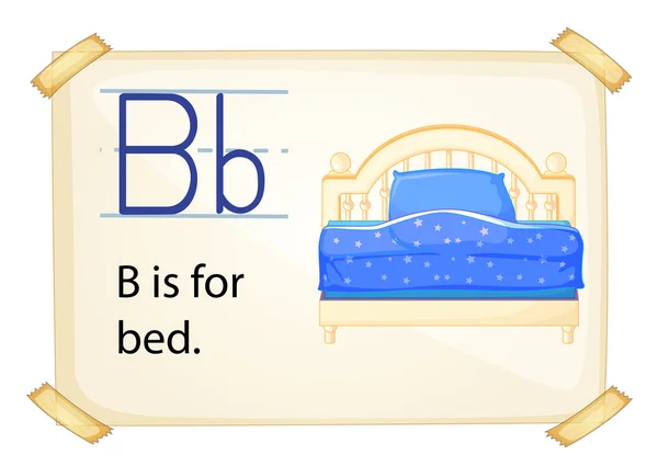 Alphabet B — Stock Vector