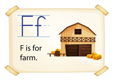 Çiftlik flashcard